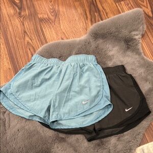Nike Blue & Black Athletic Shorts for Performance